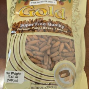Chilphozay/ Pine nuts 1kg , 2 packs of 500 grams