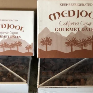 MEDJOOL DATES 11 LB. LARGE. CALIFORNIA FRESH DATES