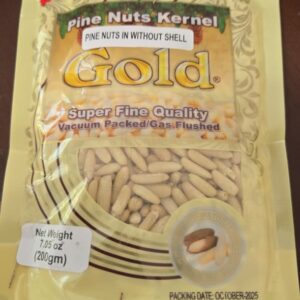 Chilphozay/ Pine nuts without Shell,1kg , 5 packs of 200 grams