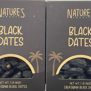Nature's  California Black dates 1 Lb
