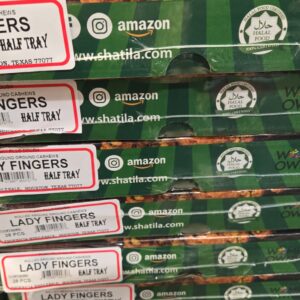 Half Tray Lady Fingers